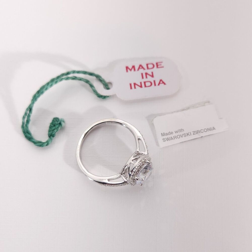 Simulated Diamond Swarovski Elements Ring Size 8-… - image 7